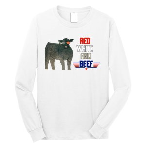 red white and beef Long Sleeve Shirt