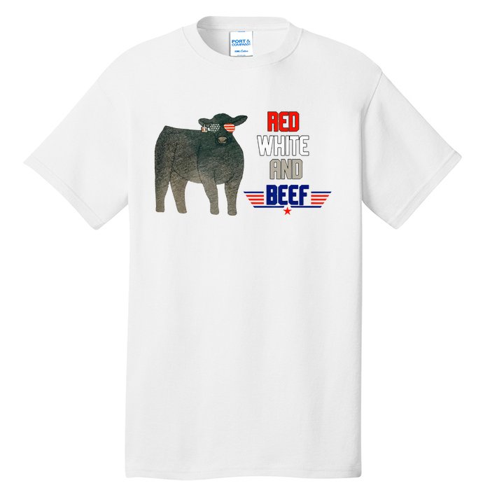 red white and beef Tall T-Shirt