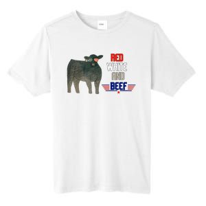 red white and beef Tall Fusion ChromaSoft Performance T-Shirt