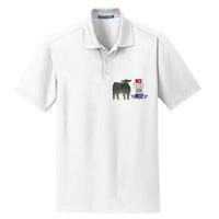 red white and beef Dry Zone Grid Polo