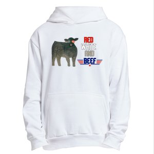 red white and beef Urban Pullover Hoodie