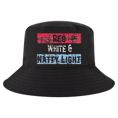 Red White And Natty Light 4th Of July Cool Comfort Performance Bucket Hat