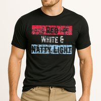 Red White And Natty Light 4th Of July Cooling Performance Crew T-Shirt