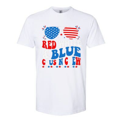 Red White And Blue Cousin Crew 4th Of July American Flag Softstyle® CVC T-Shirt