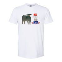 Red White And Beef Vintage Softstyle CVC T-Shirt