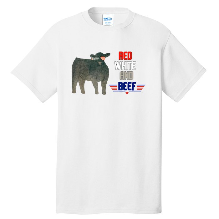 Red White And Beef Vintage Tall T-Shirt