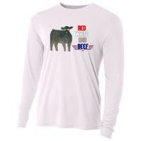 Red White And Beef Vintage Cooling Performance Long Sleeve Crew