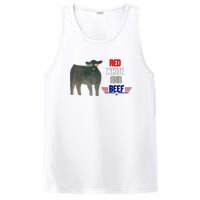 Red White And Beef Vintage PosiCharge Competitor Tank