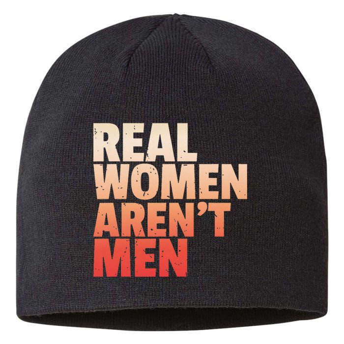 Real Wo Aren't Man Wo's Rights Bold Statement Vintage Sustainable Beanie