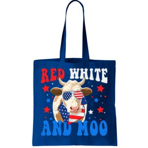 Red White And Moo Cow Gift Tote Bag