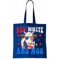 Red White And Moo Cow Gift Tote Bag