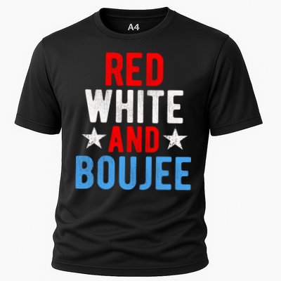 Red White And Boujee Funny 4th Of July Us Flag Gift Meaningful Gift Performance Shirt