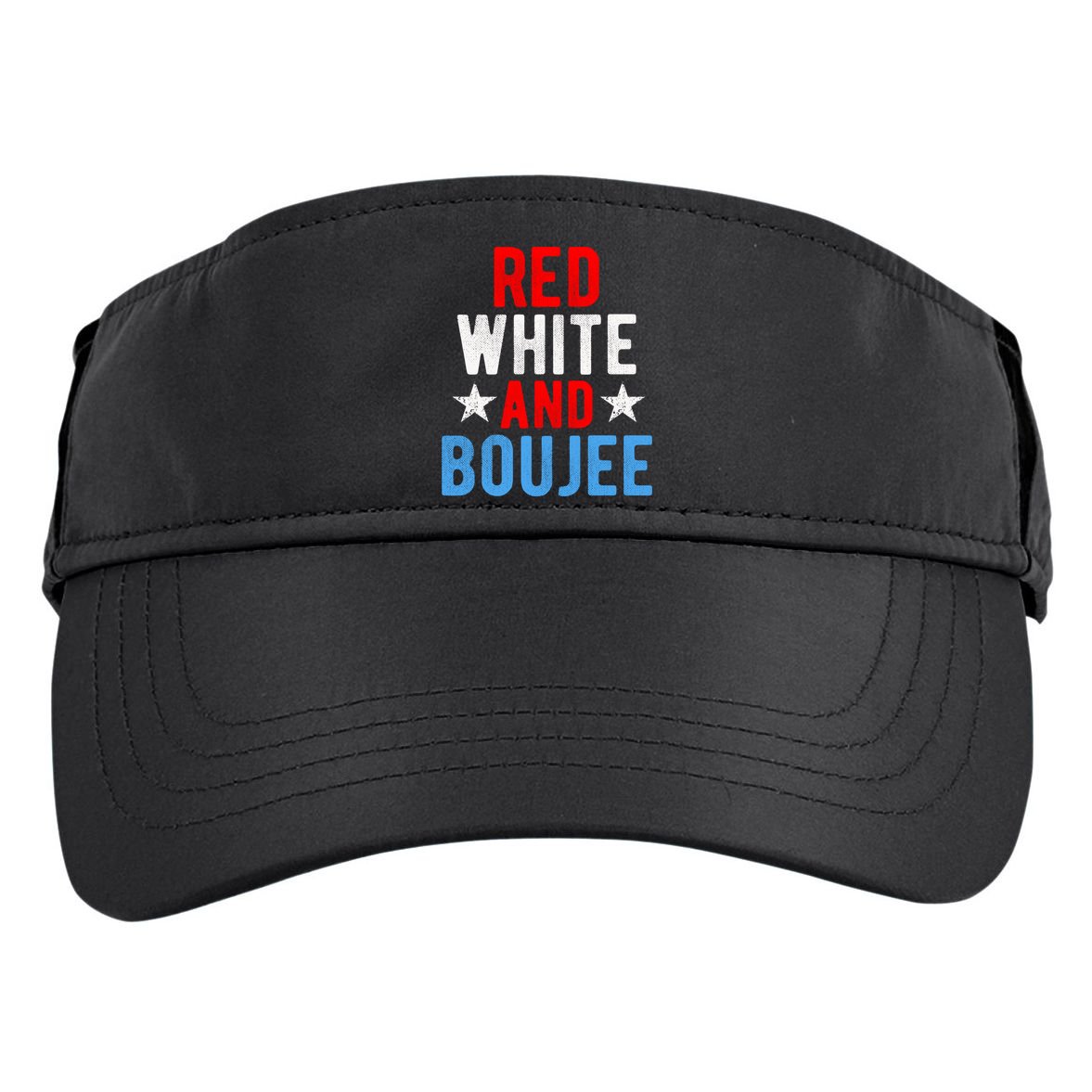 Red White And Boujee Funny 4th Of July Us Flag Gift Meaningful Gift Adult Drive Performance Visor