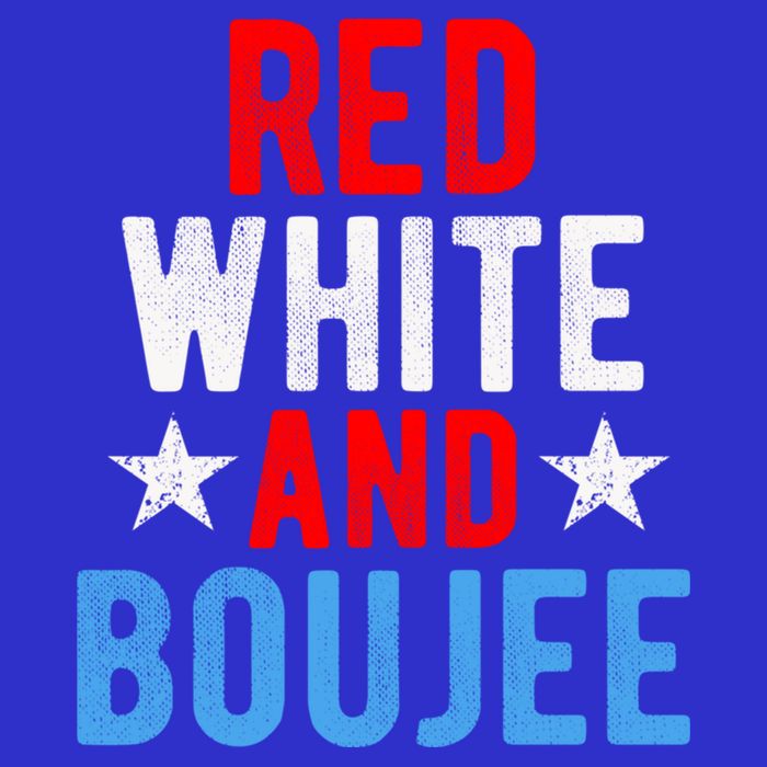 Red White And Boujee Funny 4th Of July Us Flag Gift Meaningful Gift Bag