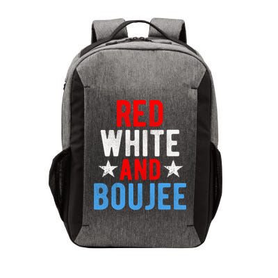 Red White And Boujee Funny 4th Of July Us Flag Gift Meaningful Gift Vector Backpack