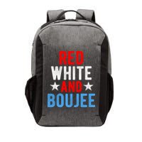 Red White And Boujee Funny 4th Of July Us Flag Gift Meaningful Gift Vector Backpack