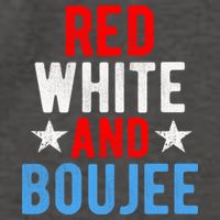 Red White And Boujee Funny 4th Of July Us Flag Gift Meaningful Gift Vector Backpack