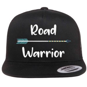 Road Warrior Arrow Traveler Flat Bill Trucker Hat