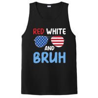 Red White And Bruh 4th Of July PosiCharge Competitor Tank