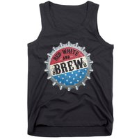 Red White And Brew 4th Of July Craft Beer Father Tank Top