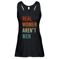 Real Women Arent Men Retro Vintage Ladies Essential Flowy Tank