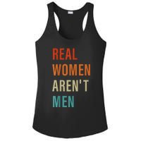 Real Women Arent Men Retro Vintage Ladies PosiCharge Competitor Racerback Tank