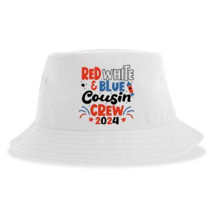 Red White And Blue Cousin Crew 2024 Sustainable Bucket Hat