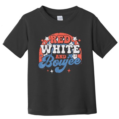 Red White And Boujee 4th Of July Toddler T-Shirt