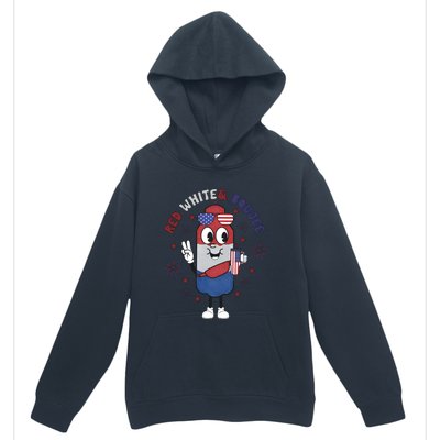 Red White And Boujee Funny 4th Of July Urban Pullover Hoodie