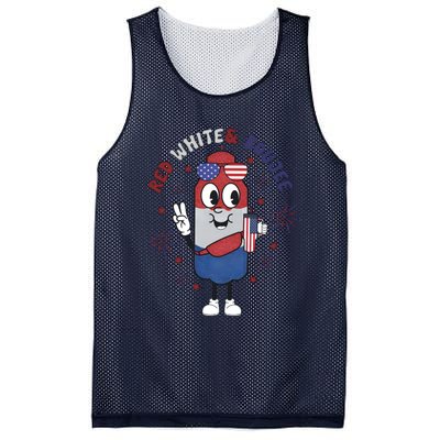 Red White And Boujee Funny 4th Of July Mesh Reversible Basketball Jersey Tank