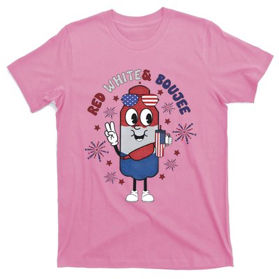 Red White And Boujee Funny 4th Of July T-Shirt