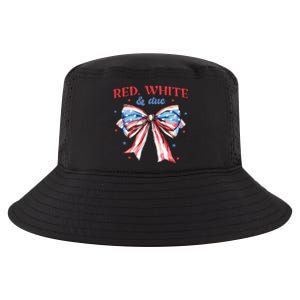 Red White And Due 4th Of July Pregnancy Cool Comfort Performance Bucket Hat