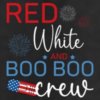 Red White And Boo Boo Crew 4th Of July Nurse Nursing 15oz Campfire Ceramic Mug