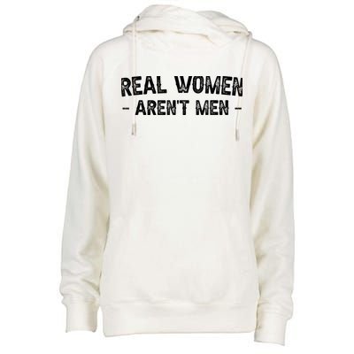 Real Wo Aren't Womens Funnel Neck Pullover Hood