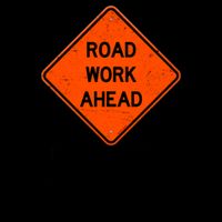 Road Work Ahead Funny Construction Mug