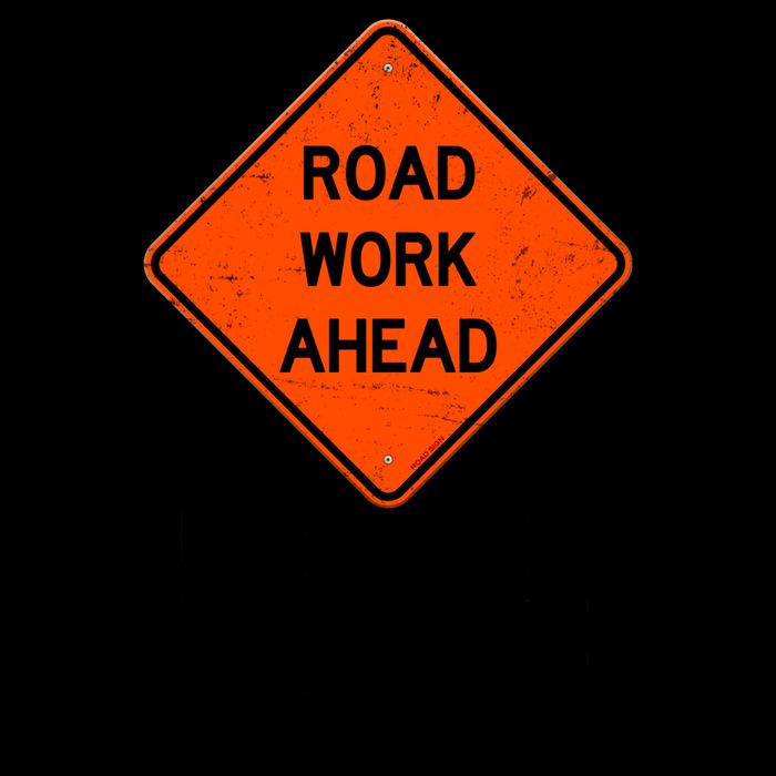 Road Work Ahead Funny Construction Mug