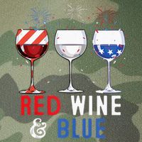 Red Wine And Blue Funny 4th Of July Wine Lover Legacy Tie Dye Trucker Hat