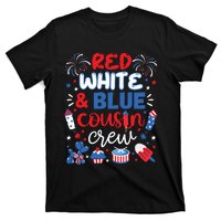 Red White And Blue Cousin Crew 2024 4th July Matching Family T-Shirt