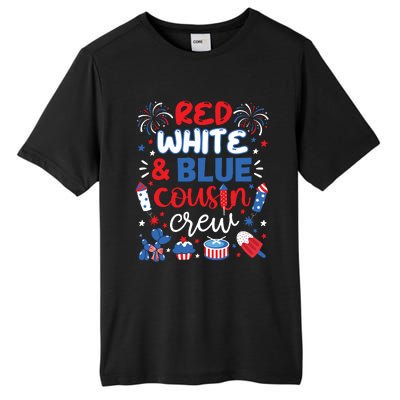 Red White And Blue Cousin Crew 2024 4th July Matching Family Tall Fusion ChromaSoft Performance T-Shirt