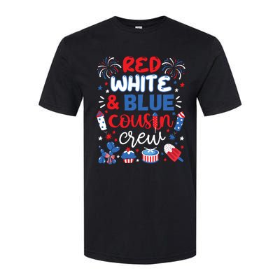 Red White And Blue Cousin Crew 2024 4th July Matching Family Softstyle® CVC T-Shirt