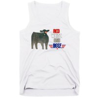 Red White And Beef Funny 4th Of July Independence Day Tank Top