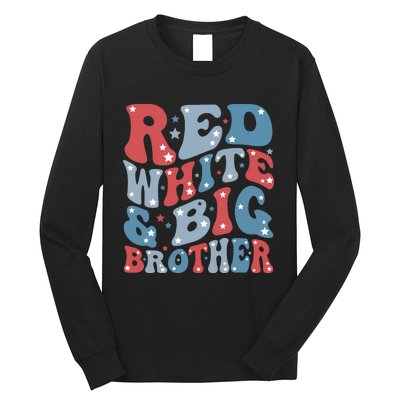 Red White And Bog Brother Long Sleeve Shirt