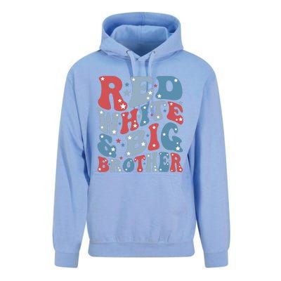 Red White And Bog Brother Unisex Surf Hoodie