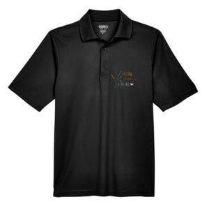 Raising Wildflowers And Wildlife Mom Of Both Mom Mothers Day Men's Origin Performance Pique Polo