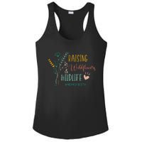 Raising Wildflowers And Wildlife Mom Of Both Mom Mothers Day Ladies PosiCharge Competitor Racerback Tank