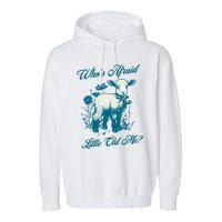 Retro Whos Afraid Of Little Old Me Ttpd Garment-Dyed Fleece Hoodie