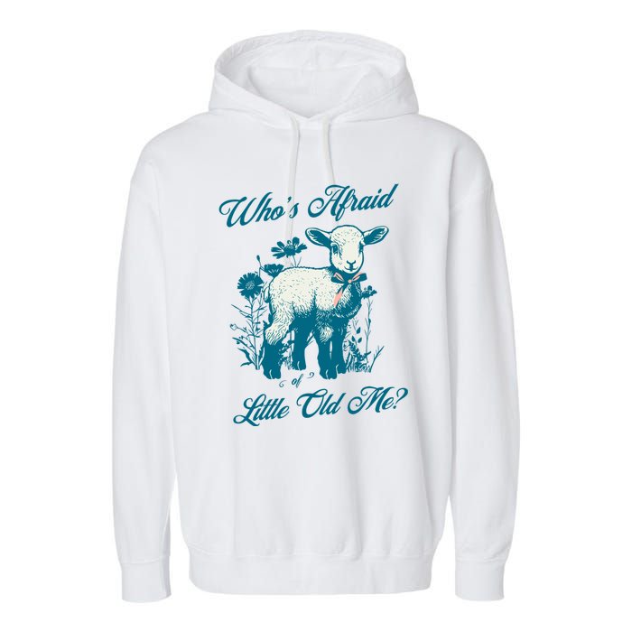 Retro Whos Afraid Of Little Old Me Ttpd Garment-Dyed Fleece Hoodie