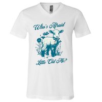 Retro Whos Afraid Of Little Old Me Ttpd V-Neck T-Shirt