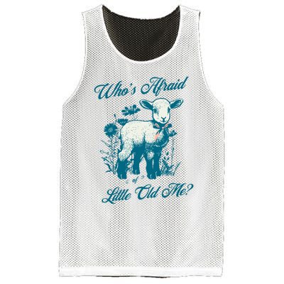 Retro Whos Afraid Of Little Old Me Ttpd Mesh Reversible Basketball Jersey Tank