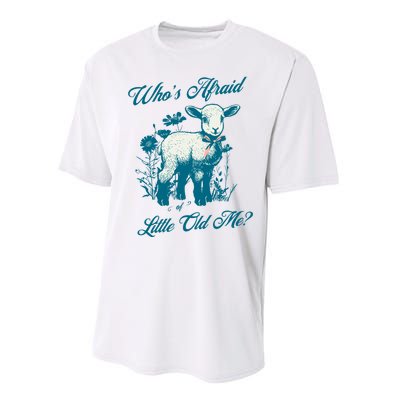 Retro Whos Afraid Of Little Old Me Ttpd Performance Sprint T-Shirt